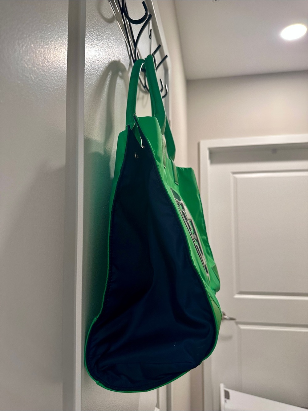 Tory Burch Ella Colorblock Nylon Tote - Picture 2 of 4